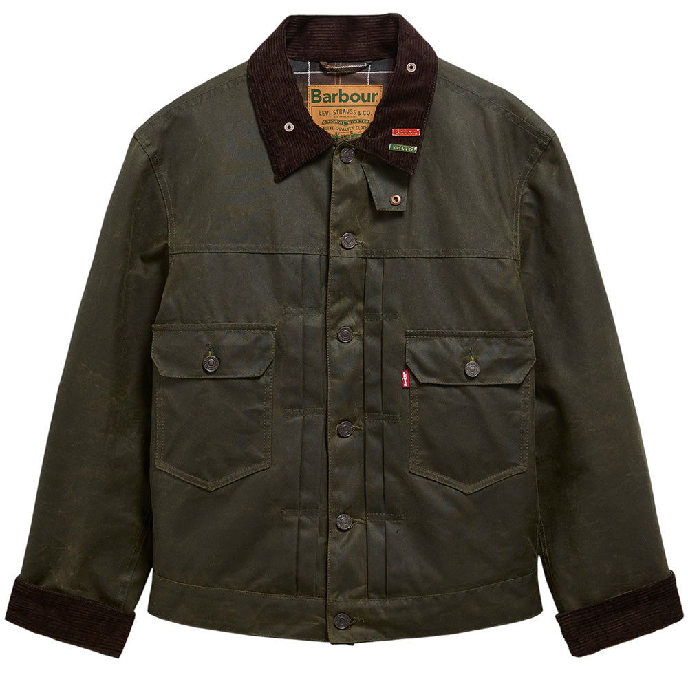 BARBOUR X LEVI'S TYPE II WAXED JACKET – D-mop