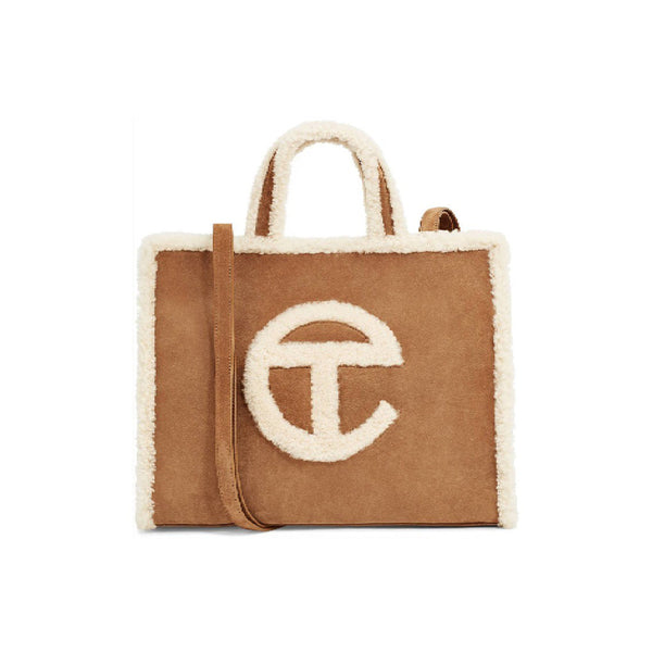 UGG X TELFAR MEDIUM SHOPPER CHESTNUT