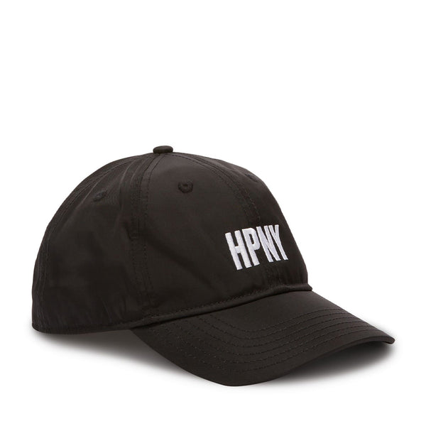 HERON PRESTON HPNY EMB NYLON CAP BLACK WHITE