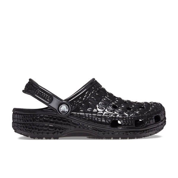 CROCS UNISEX CLASSIC METALLIC CROCSKIN CLOG