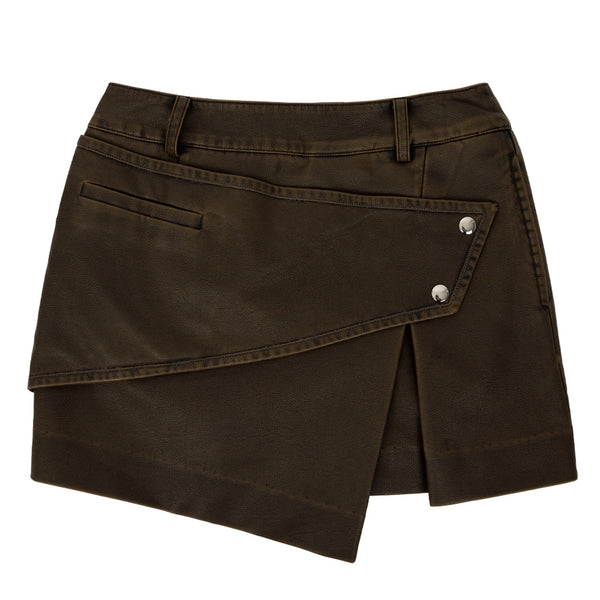 KIJUN WOMEN'S BIKER MINI SKIRT