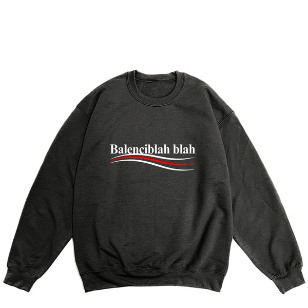 BLACK SCORE BALENCIBLAH CAMPAIGN LOGO SWEATSHIRT