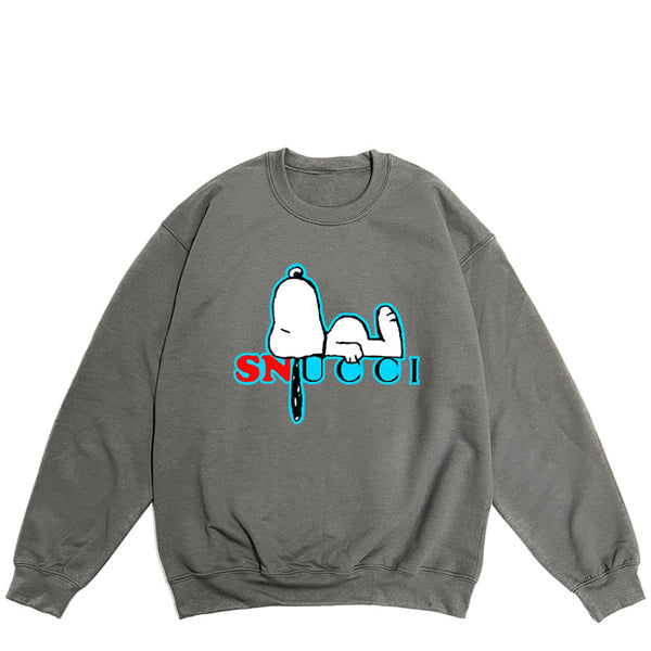 BLACK SCORE SNUCCI WHITE SWEATSHIRT