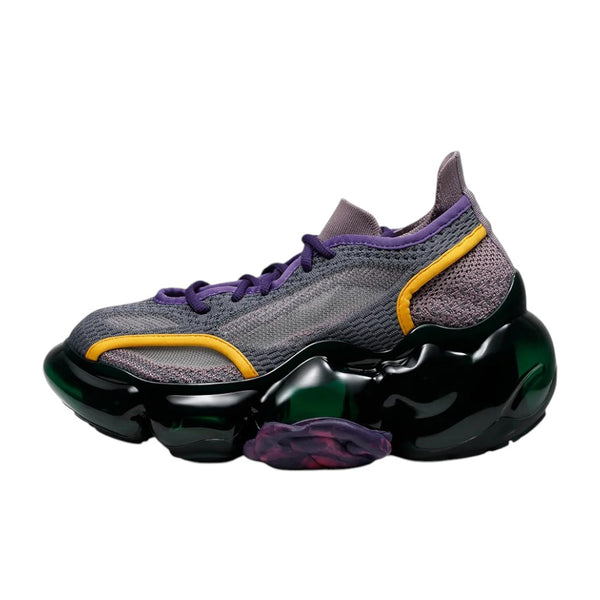 grounds MOOPIE KNIT ON KNIT DARK PURPLE / DARK GREEN