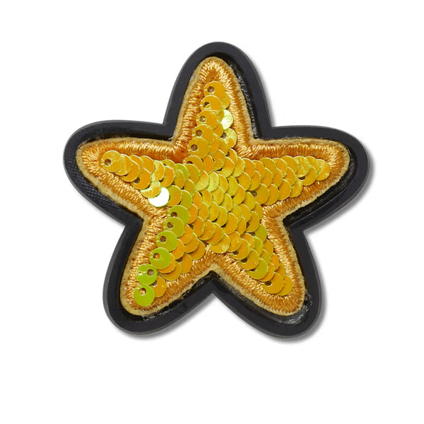 CROCS FLIPPABLE GOLD STAR JIBBITZ CHARM