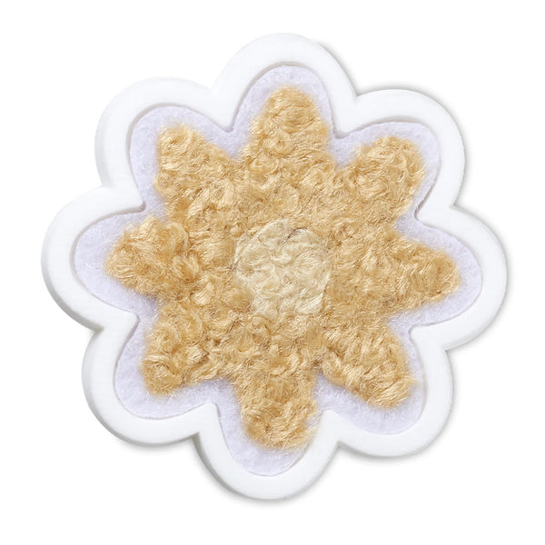 CROCS TUFTED TAN DAISY