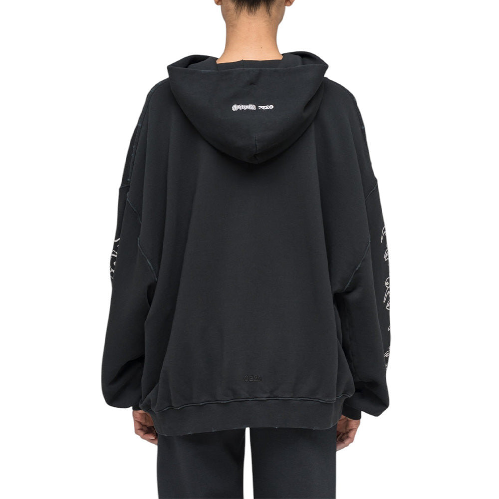 032c 'FAITHLESS'' OVERSIZED HOODIE – D-mop
