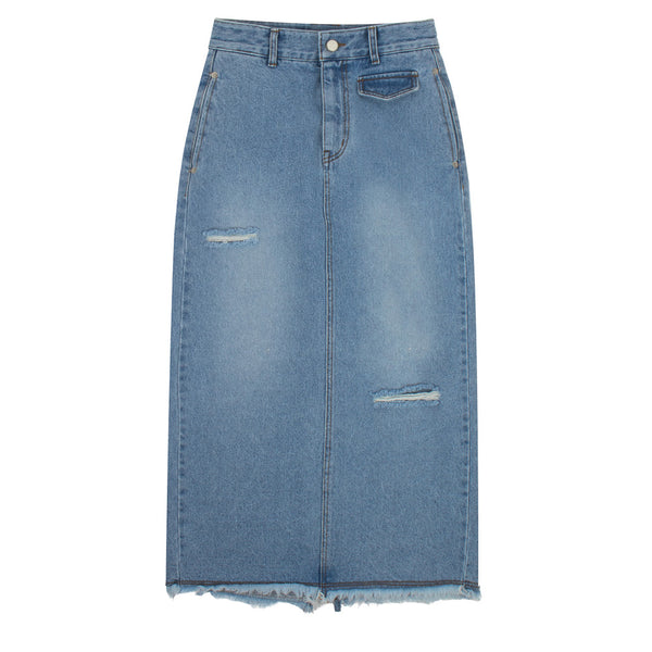 KIJUN WOMEN'S GUGGENHEIM DENIM SKIRT