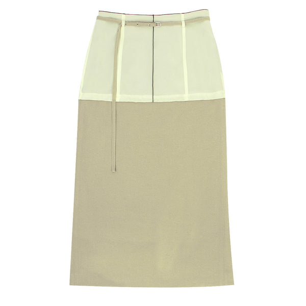 KIJUN WOMEN'S SHEER LAYERED SKIRT