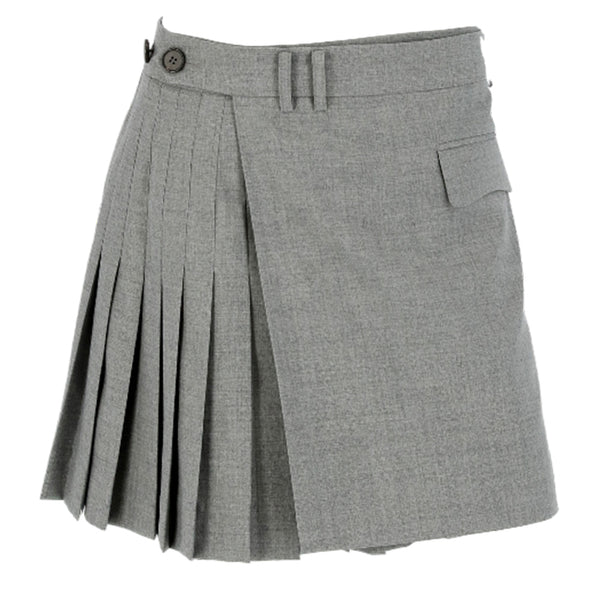 SUGI WOMEN'S PLEATS WRAP SKIRT