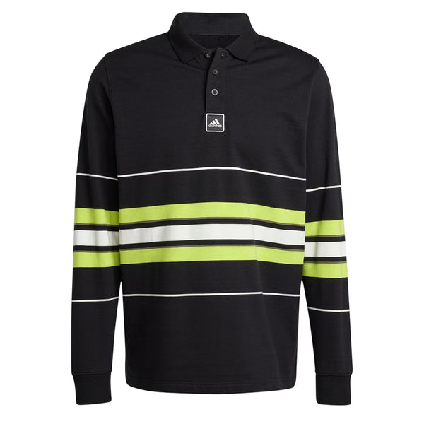 ADIDAS STRIPED POLO SHIRT