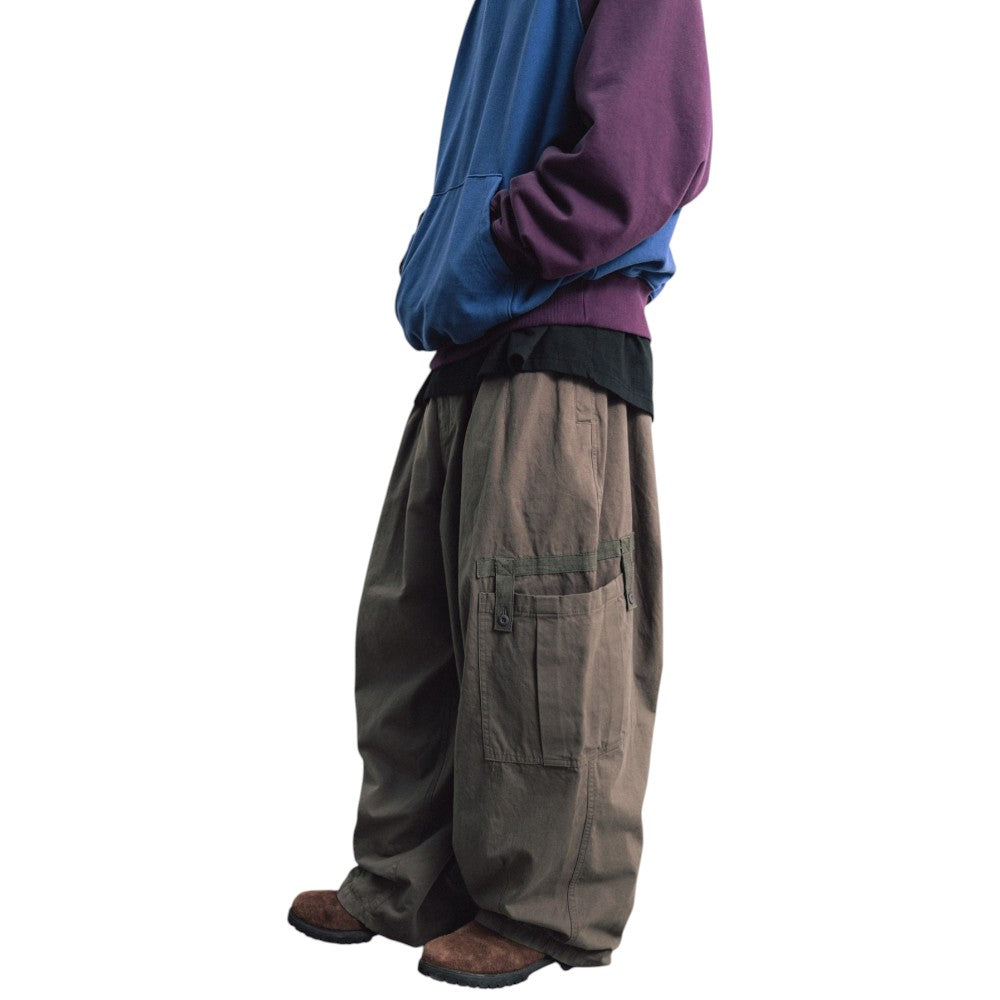 ANGLAN Strap Cargo Balloon Pants – D-mop