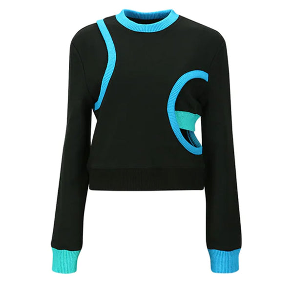 CLOVER DECONSTRUCT SLIT SWEATSHIRTS