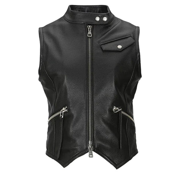 LIV GOAT LEATHER VEST