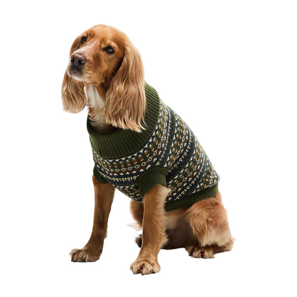 BARBOUR MARLOW FAIR ISLE DOG JUMPER