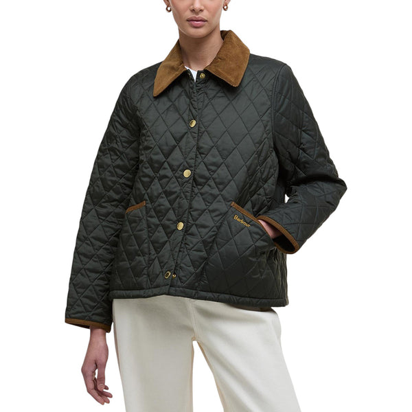 BARBOUR ICONS CROPPED LIDDESDALE QUILTED JACKET
