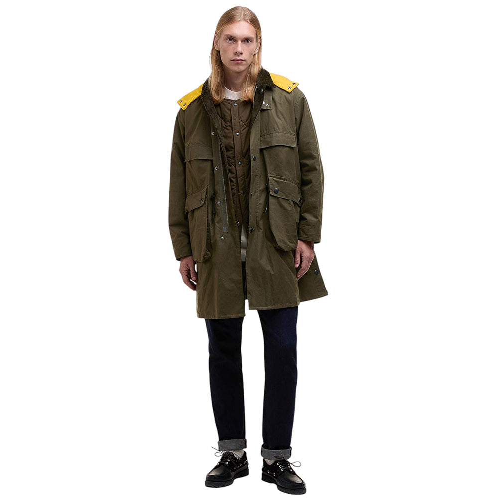 BARBOUR X KAPTAIN SUNSHINE OVERSIZED BEDALE CASUAL FIELD COAT – D-mop