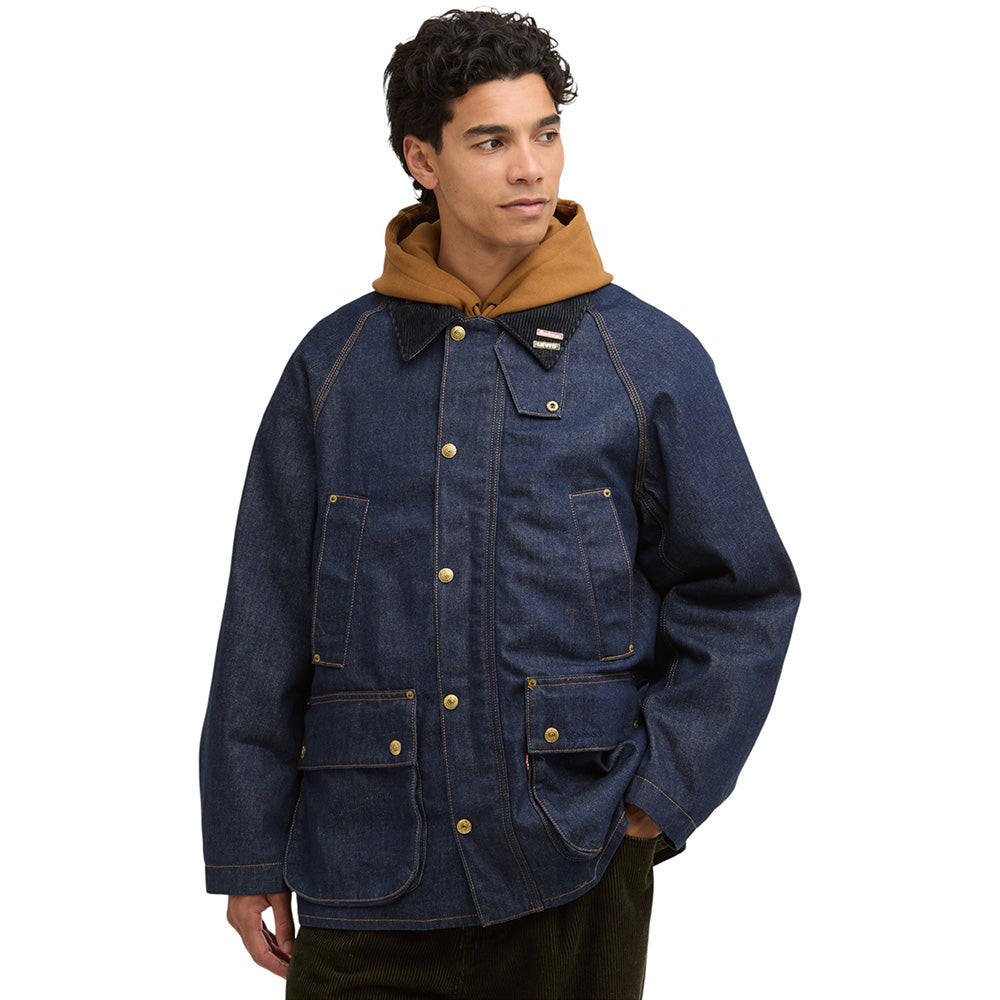 BARBOUR X LEVI'S OVERSIZED BEDALE DENIM JACKET – D-mop
