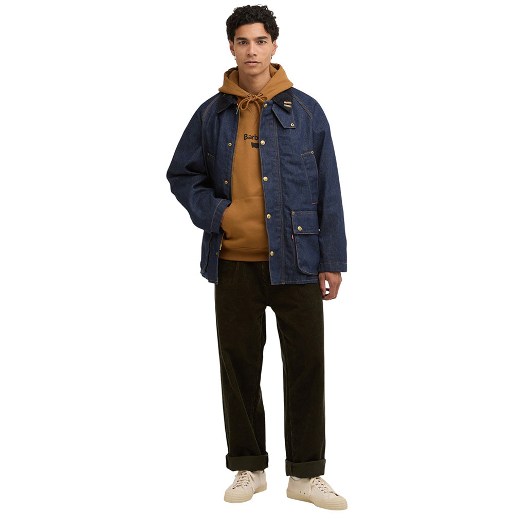 BARBOUR X LEVI'S OVERSIZED BEDALE DENIM JACKET – D-mop