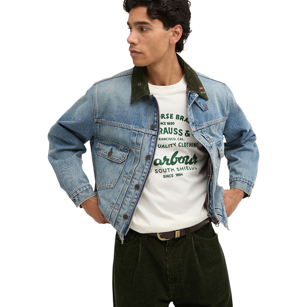 BARBOUR X LEVI'S TYPE II DENIM JACKET – D-mop