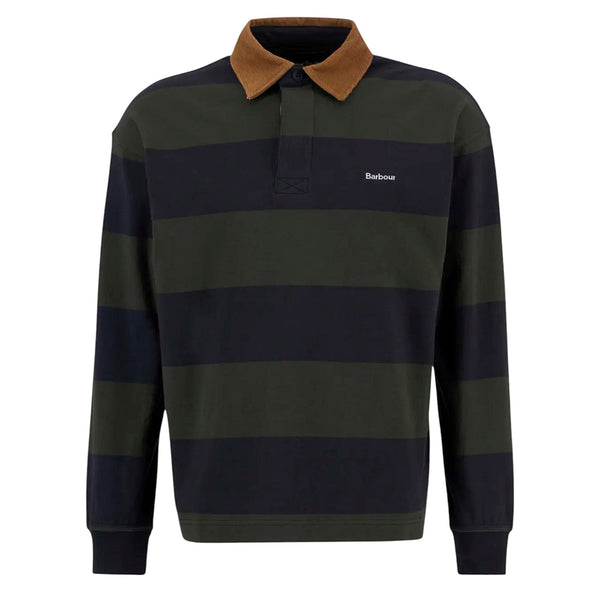 BARBOUR NEWCLOSE OVERSIZED RUGBY SHIRT