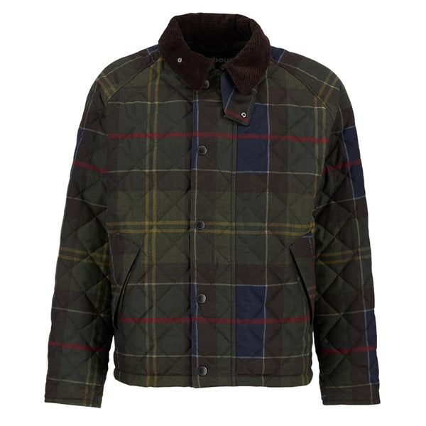 BARBOUR TARTAN TRANSPORT QUILTED JACKET