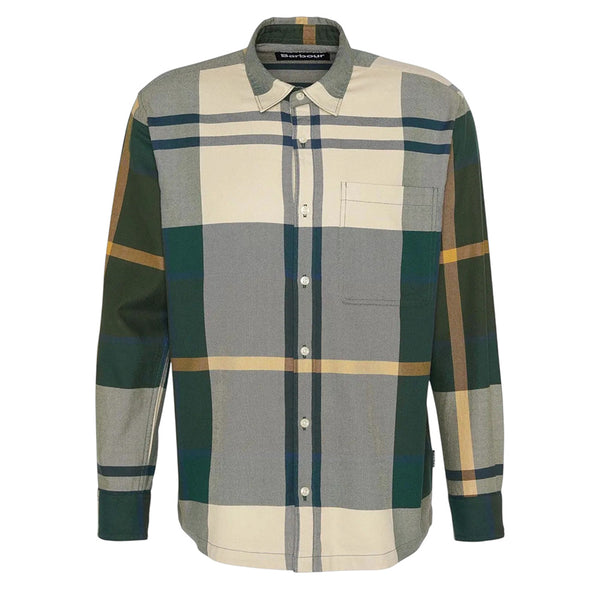 BARBOUR RENFORD OVERSIZED LONG-SLEEVED TARTAN SHIRT