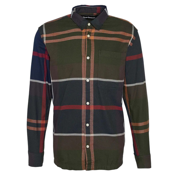 BARBOUR RENFORD OVERSIZED LONG-SLEEVED TARTAN SHIRT