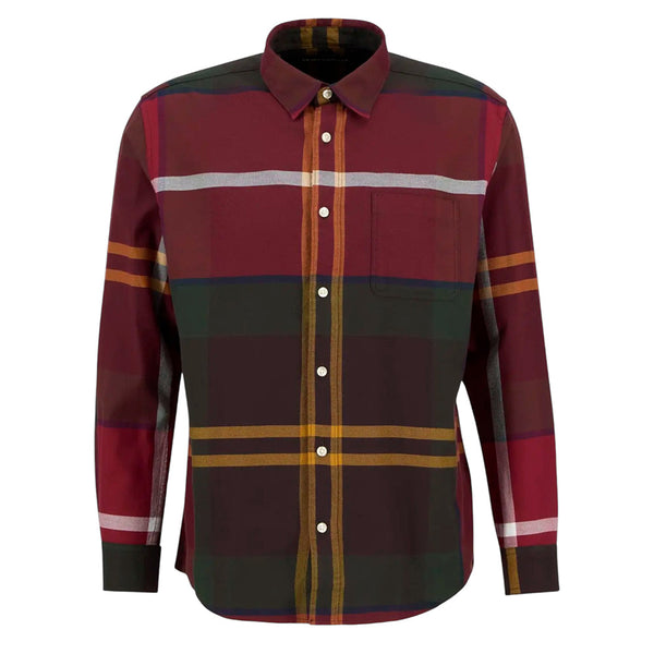 BARBOUR RENFORD OVERSIZED LONG-SLEEVED TARTAN SHIRT