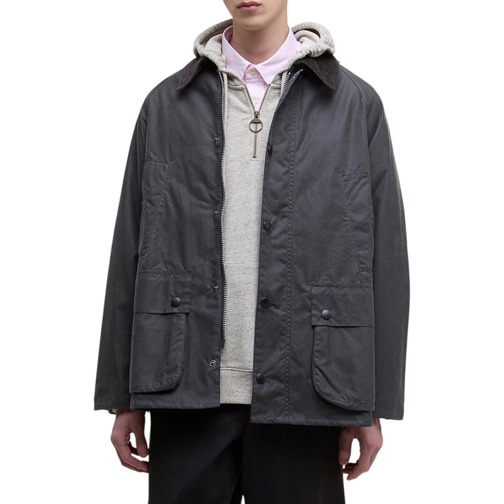 BARBOUR OVERSIZED BEDALE WAXED JACKET – D-mop
