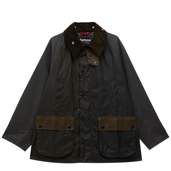 BARBOUR PATCHWORK OVERSIZED BEDALE WAXED JACKET