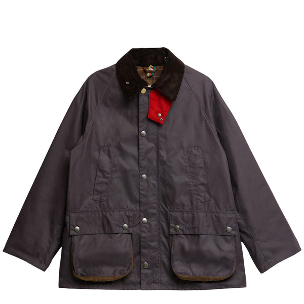 PAUL SMITH LOVES BARBOUR OVERSIZED BEDALE WAXED JACKET