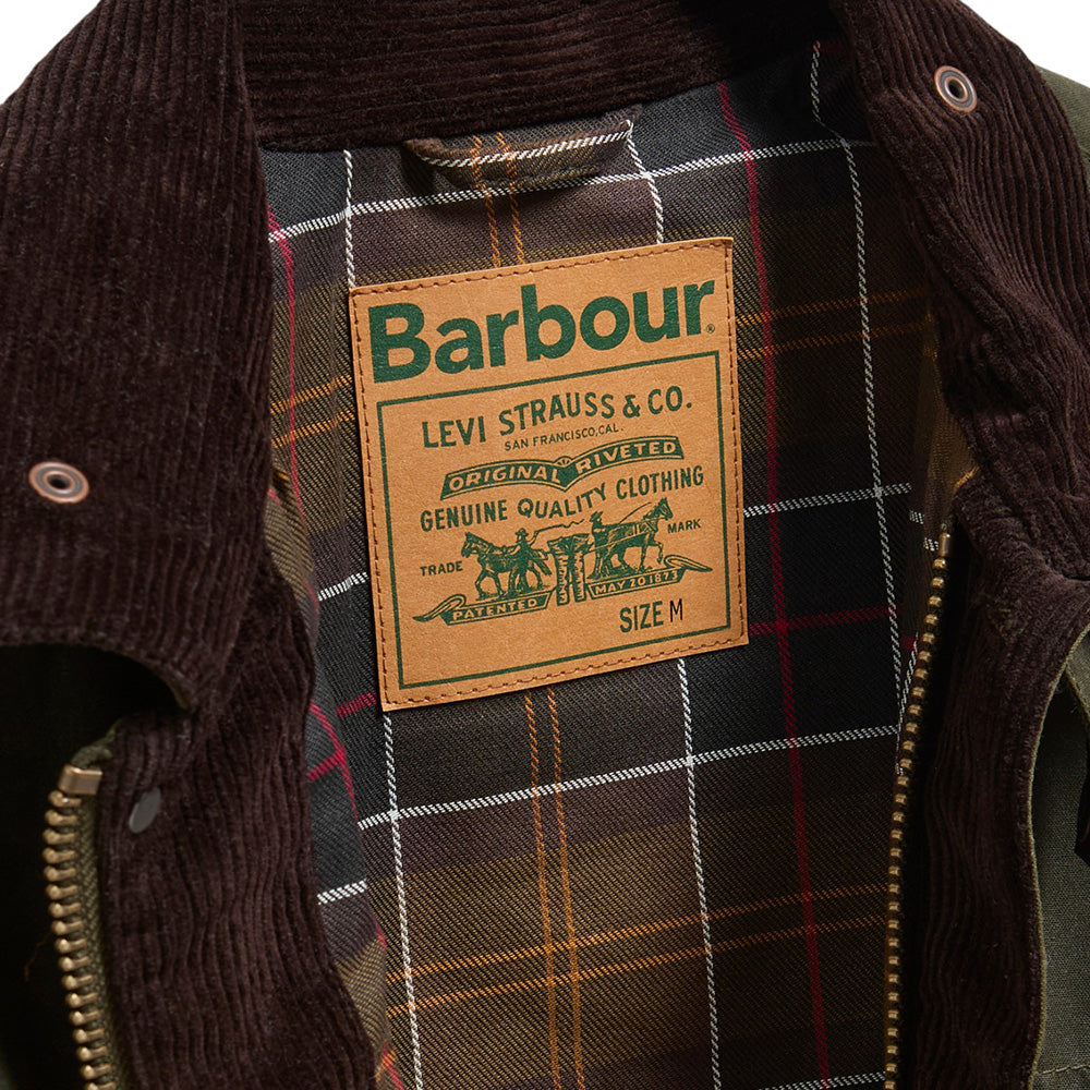 BARBOUR X LEVI'S TYPE II WAXED JACKET – D-mop