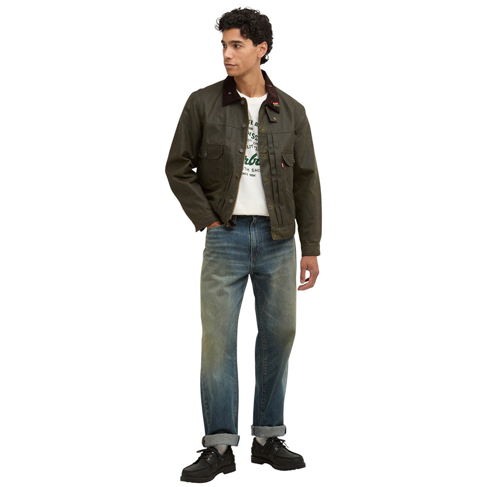 BARBOUR X LEVI'S TYPE II WAXED JACKET – D-mop