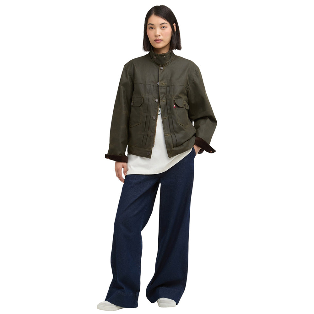 BARBOUR X LEVI'S TYPE II WAXED JACKET – D-mop