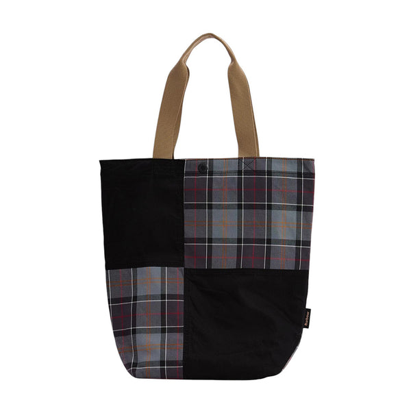BARBOUR TRANSPORT PATCHWORK TOTE BAG