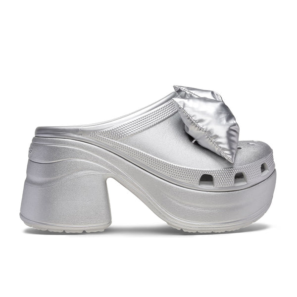 CROCS UNISEX SIREN METALLIC BOW CLOG