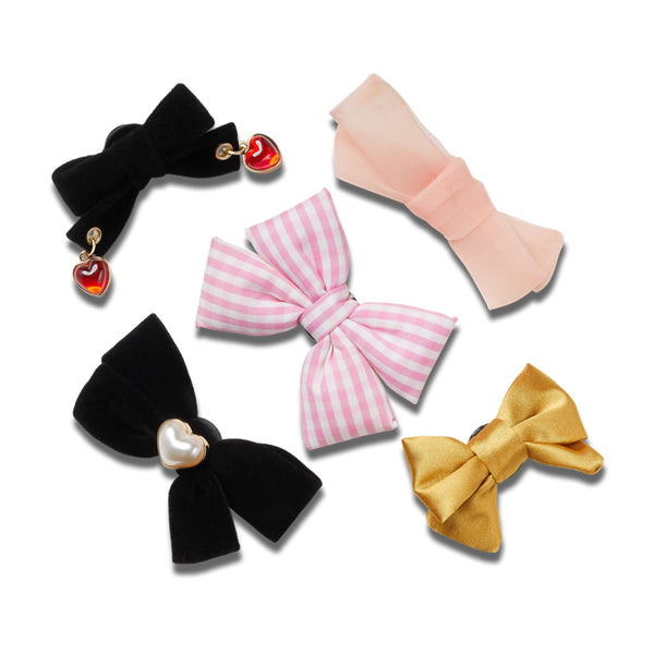 CROCS OVERSIZED MIXED BOWS 5 PCS JIBBITZ