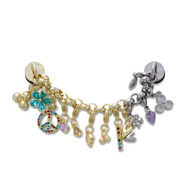 CROCS GOLD SILVER ADJUST CHARM CHAIN