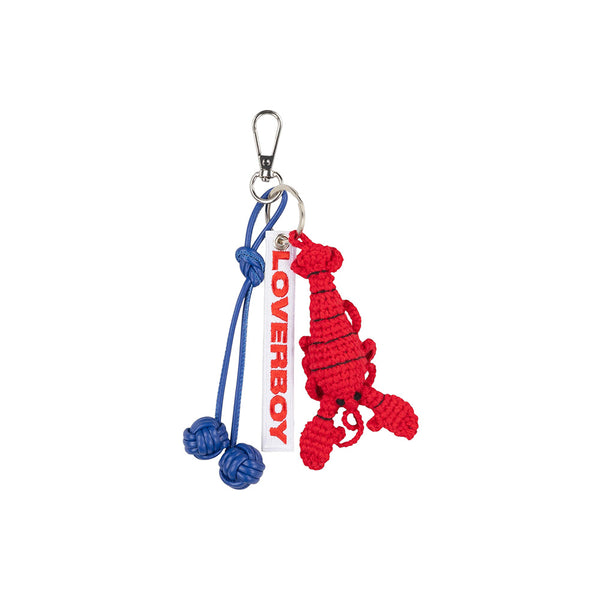 CHARLES JEFFREY LOVERBOY BAG CHARM IN LOBSTER