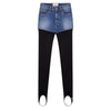 COPERNI HYBRID RIB DENIM PANTS