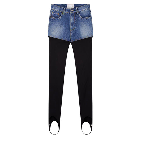 COPERNI HYBRID RIB DENIM PANTS