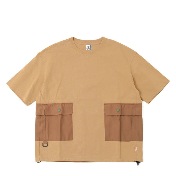 CHUMS HEAVY WEIGHT SIDE POCKET T-SHIRT
