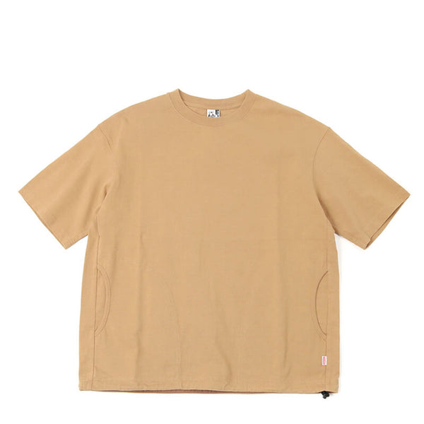 CHUMS HEAVY WEIGHT DRAWCORD HEM T-SHIRT