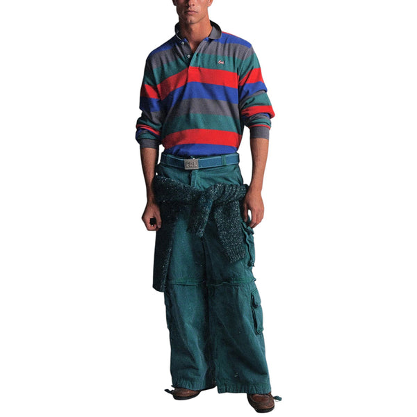 ERL ZIP-OFF CARGO PANTS WOVEN GREEN