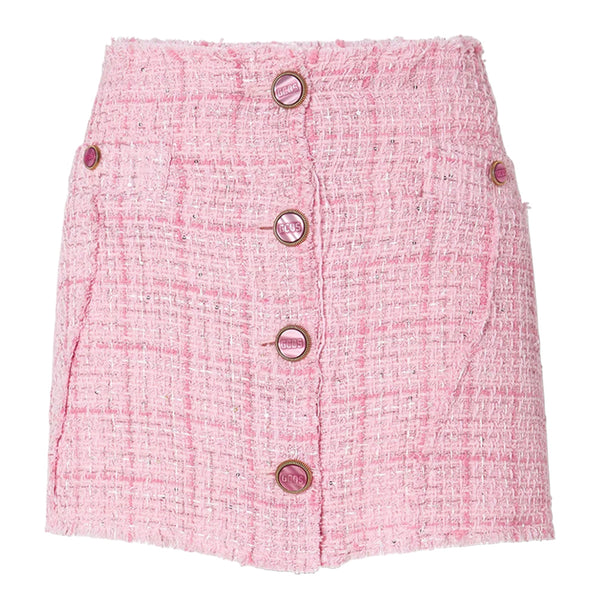 GCDS TWEED MINI SKIRT