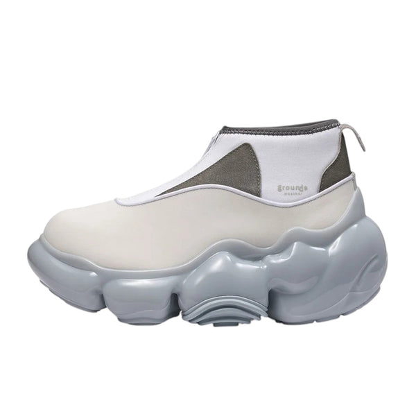 grounds MOOPIE WEATHER WAVE WHITE / ICEGRAY SOLID – D-mop