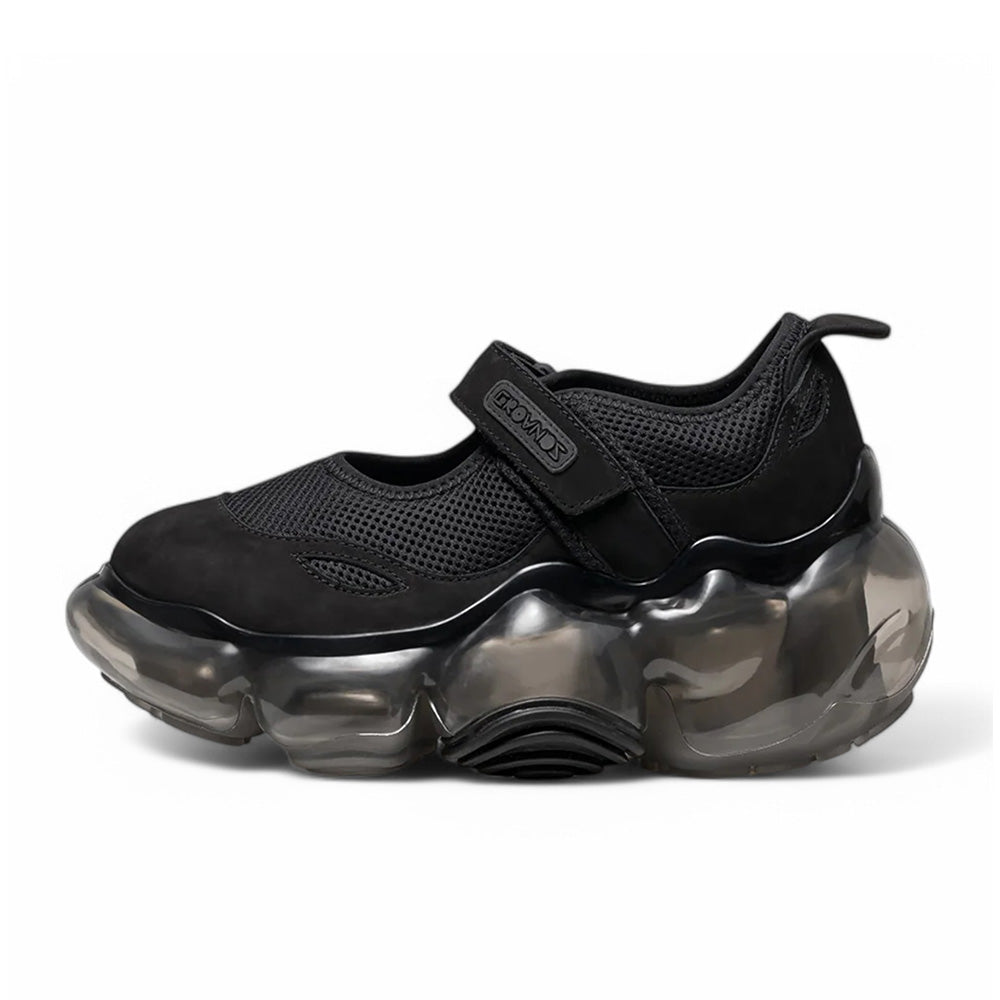 grounds MOOPIE MARY JANE BLACK / BLACK – D-mop