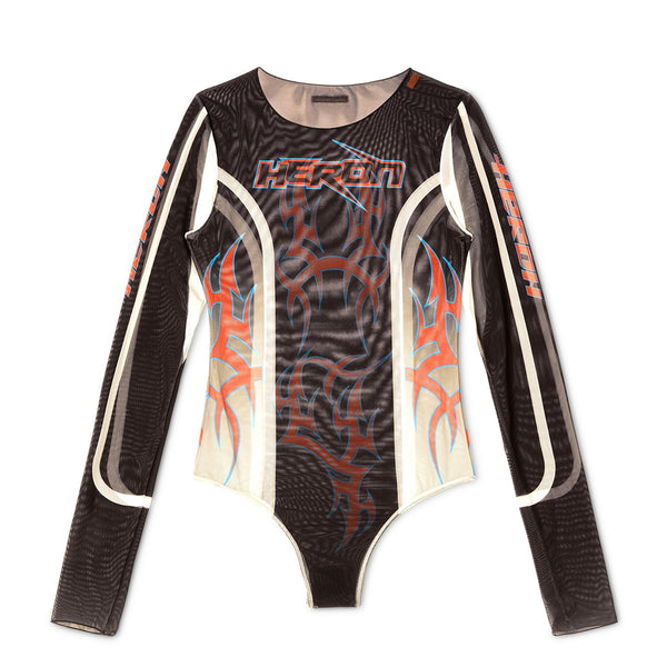 HERON PRESTON HP GOTHIC MESH BODY BLACK BLUE