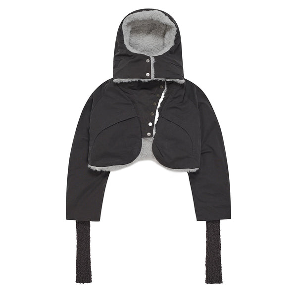 HYEIN SEO WOMEN'S CROPPED FUR JACKET